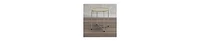 Foldable Side Table – Round Metal Tray Top & Modern Design