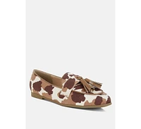 Moraug Faux Suede Tassels Loafers