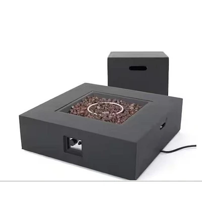 Square Fire Pit Table Set - 50,000 Btu