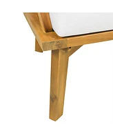Acacia patio club chair, Waterproof cushions, 400lb capacity
