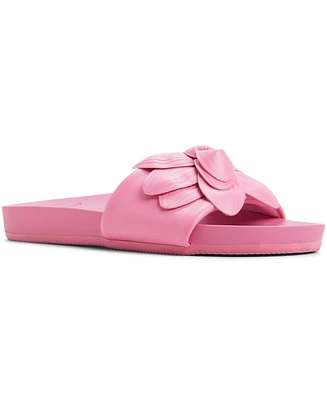 Roxy Women's Flower Girl Slip-On Flat Sandals