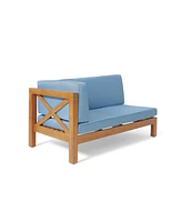 Acacia Wood Outdoor Sectional Sofa Set