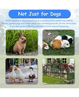 Heavy Duty 40" Dog Pens Outdoor Dog Fence Dog Playpen for Large Dogs