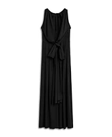 Nocturne Women's Maxi Dress with Belt Ties