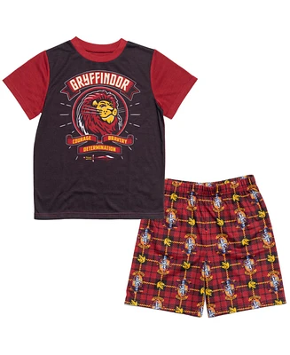 Harry Potter Boys Pajama Shirt and Shorts Sleep Set