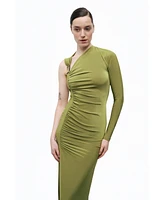 Nocturne Women's One Sleeve Maxi Dress