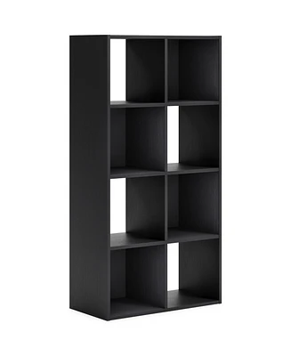 8-Cube Storage Bookcase – Tall Wooden Organizer for Books & Decor