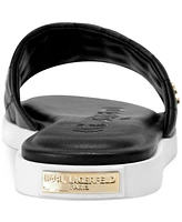 Karl Lagerfeld Paris Women's Carenza Studded Slide Sandals