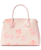 kate spade new york Serena Spring Pansies Leather Satchel
