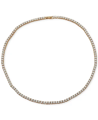 Anne Klein Crystal Tennis Style 16" Collar Necklace