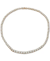 Anne Klein Crystal Tennis Style 16" Collar Necklace