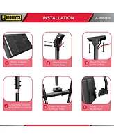 ProMounts Premium Tilt and Swivel Ceiling Tv Mount for 37"-90" Screens Holds up to 88 Lbs.