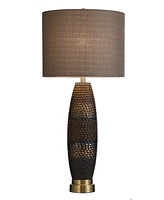 StyleCraft Home Collection 37" Laughlin Ceramic Table Lamp
