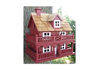 Wood Birdhouse Made from Kiln-Dried Hardwood for Durable Outdoor Use