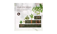 Garden Bed Durable Wooden Planter for Vegetables, Herbs, and Flowers