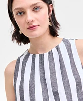 On 34th Women's Cropped Bubble-Hem Tank, Exclusively at Macy's
