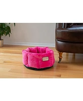 Armarkat Model C03CZH Pet Cuddle Bed for Cats and Extra Small Dogs - Pink Velvet