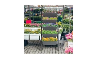 Raised Garden Bed Durable Planter Box for Growing Vegetables, Herbs, and Flowers