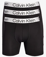 Calvin Klein Men's 3-Pk. Chromatic Brushed Micro Boxer Briefs