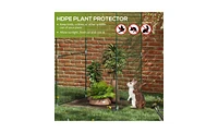 Walk-in Mini Greenhouse for Compact Gardening and Plant Protection
