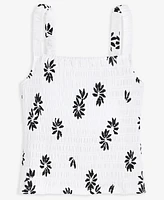 On 34th Women's Cotton Gauze Smocked Tank, Exclusively at Macy's