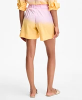 On 34th Women's Ombre Drawstring Shorts, Exclusively at Macy's
