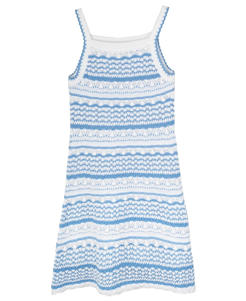 Rare Editions Big Girls A-Line Crochet Dress