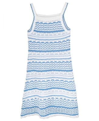 Rare Editions Big Girls A-Line Crochet Dress