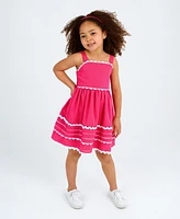 Rare Editions Toddler and Little Girls Ric-Rac Dress