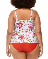 Raisins Curve Trendy Plus Size Tanzania Tankini Top Costa Bikini Bottoms