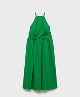 Mango Women's Flared Bow Dress