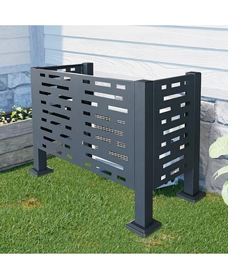 3ftx2ft Ac Unit Privacy Fence Cover, Conceals 3 Units