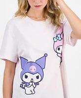 Love Tribe Juniors' Crewneck Short-Sleeve Graphic Print T-Shirt