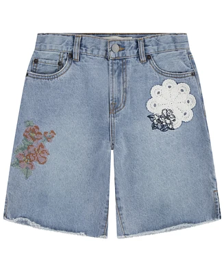 Levi's Big Girls Craft Skate Side Slit Shorts