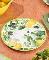 Certified International Limone Melamine 6-Pc. Dinner Plates, Service For 6