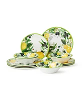 Certified International Limone Melamine 12-Pc. Dinnerware Set, Service For 4
