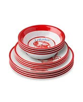 Certified International Beach House Lobster Melamine 12-Pc. Dinnerware Set, Service For 4