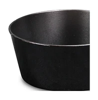 10" Red Recycled Plastic Indoor Outdoor Round Pot Planter