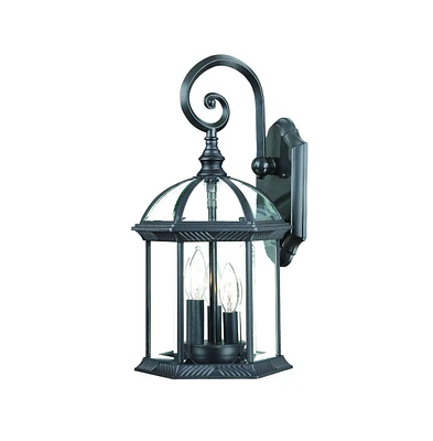 Eastern Lantern Wall Light – Three-Light Design for Porch & Garden