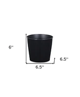 Sturdy Round Plastic Flower Pot for Indoor and Outdoor Spaces