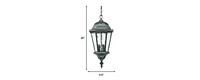 Carousel Lantern Two-Light Hanging Light – Classic Outdoor Lighting Fixture