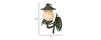 Bird Detail Lantern Wall Light – Timeless Design for Porch & Walkways