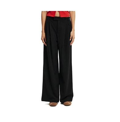 Cotton On Women's Izzy Pleated Suiting Pant