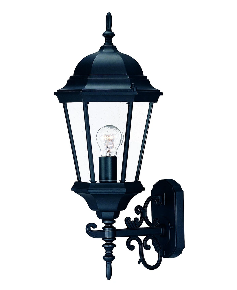 Domed Glass Lantern Wall Light for Entryway Patio or Hallway