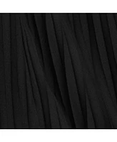 Cupshe Women's Satin Pleats Black Mini Skirt