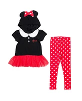 Disney Winnie the Pooh Minnie Mouse Mickey Mouse Pixar Toy Story Winnie the Pooh Tunic Peplum T-Shirt Leggings