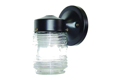 Standard Jelly Jar Outdoor Wall Light for Porch and Entryway