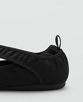 Mango Women's Cross-Sport Ballet Flats