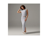 Tavi Women's Brushed Tec Knit Asymmetrical Tee