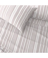 Linery & Co. Striped Brushed Microfiber Bed Sheet Set